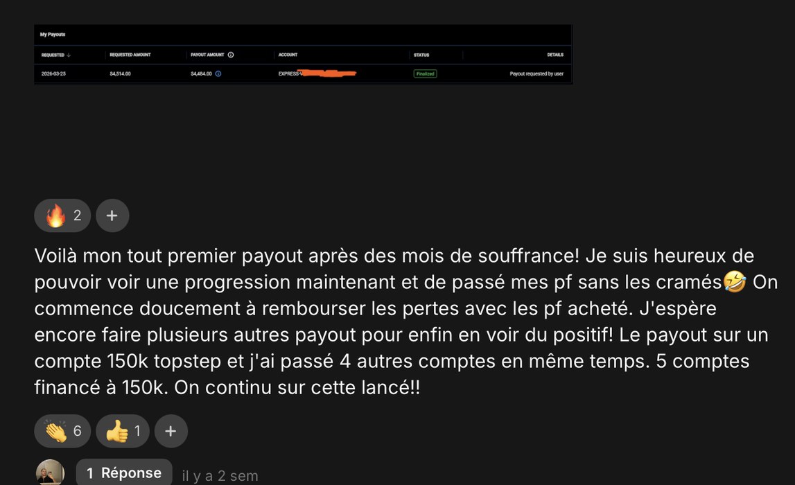 Résultat membre