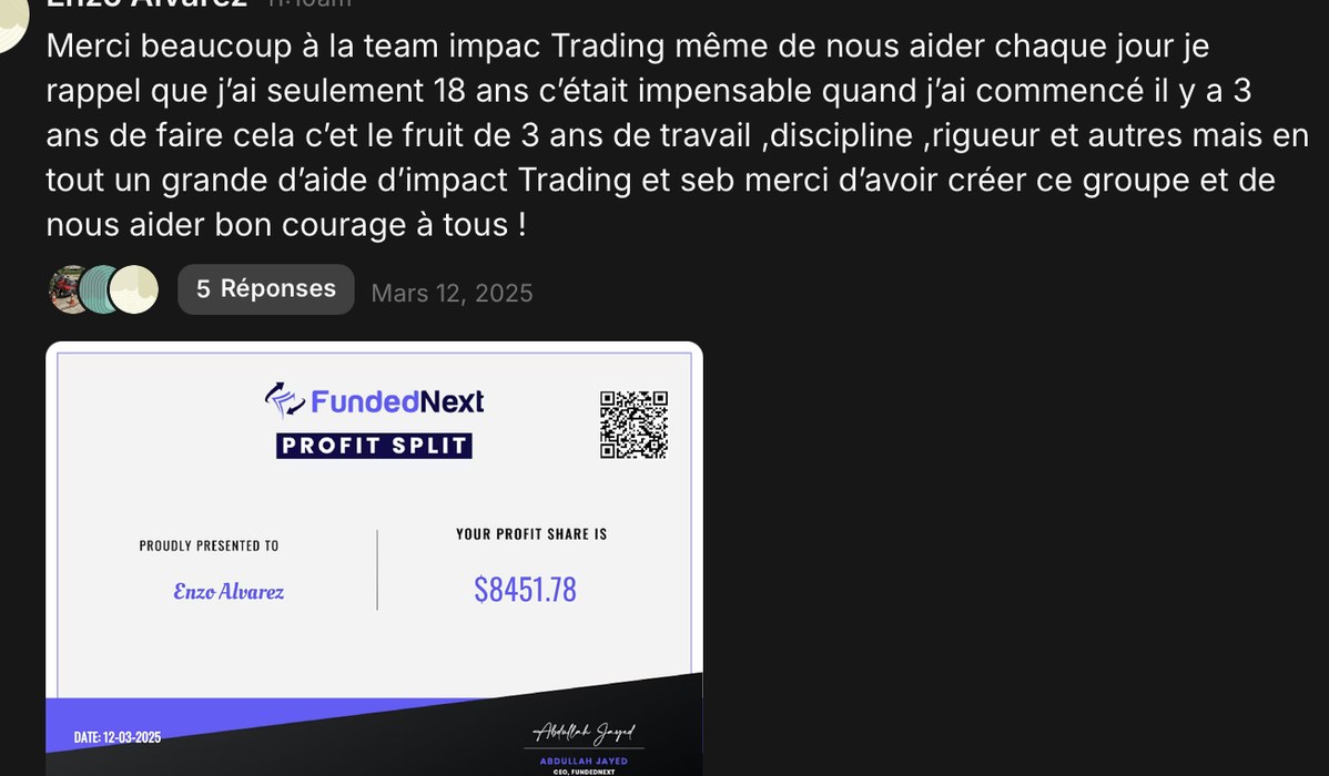 Résultat membre