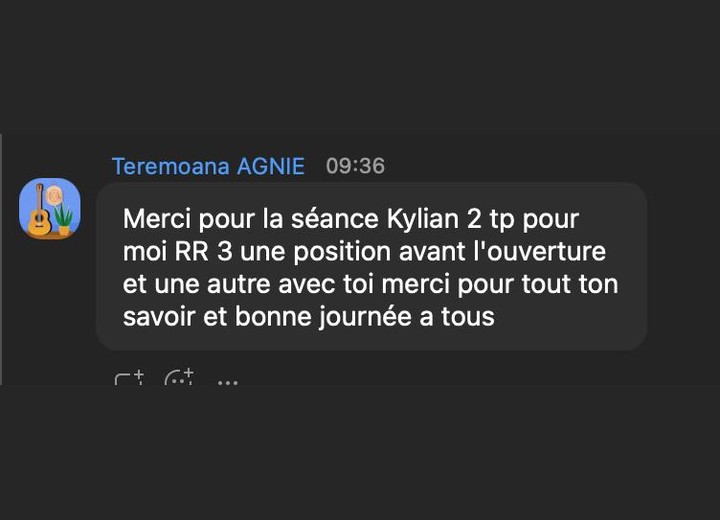 Réactions des membres pendant un live